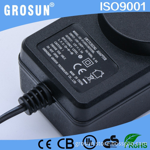 Made in china 12V 1.5A DC adapter CE approved